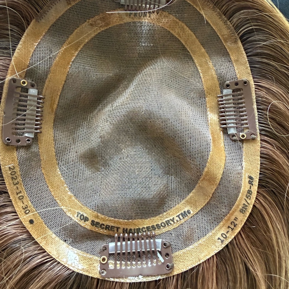 Top Secret Blonde and Brown Hair topper - Picture 3 of 15